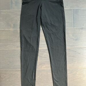 Pair of extra small Pink Ultimate stretch black leggings